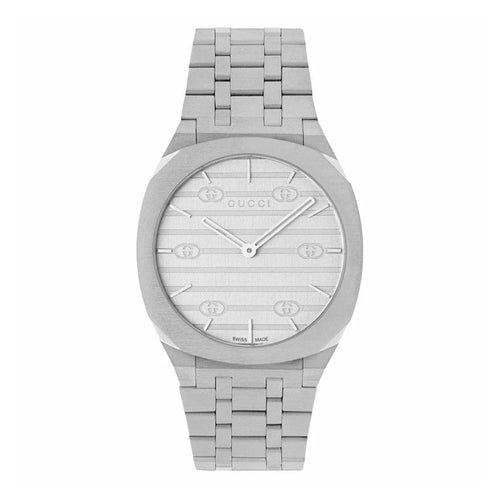 34MM  ST Stainless Steel GUCCI 25H Watch