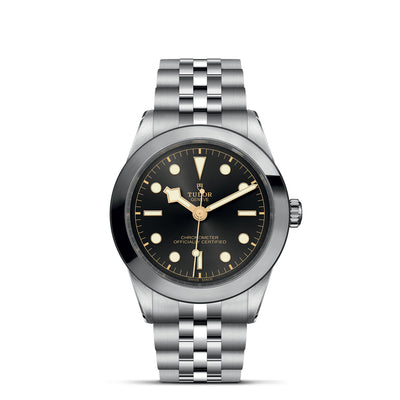 39MM Black Bay Steel Anthracite Dial Watch by Tudor | M79660-0001