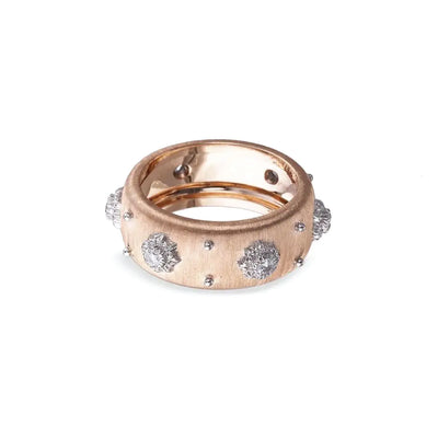 Pink Macri Eternelle 8MM Ring in 18K Rose Gold