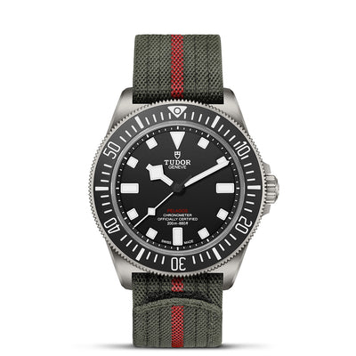 42mm New Pelagos FXD with Black Dial Fabric Strap by Tudor |  M25717N-0001