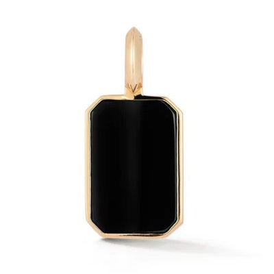 Spinel Tablet Style Charm in 18K Rose Gold