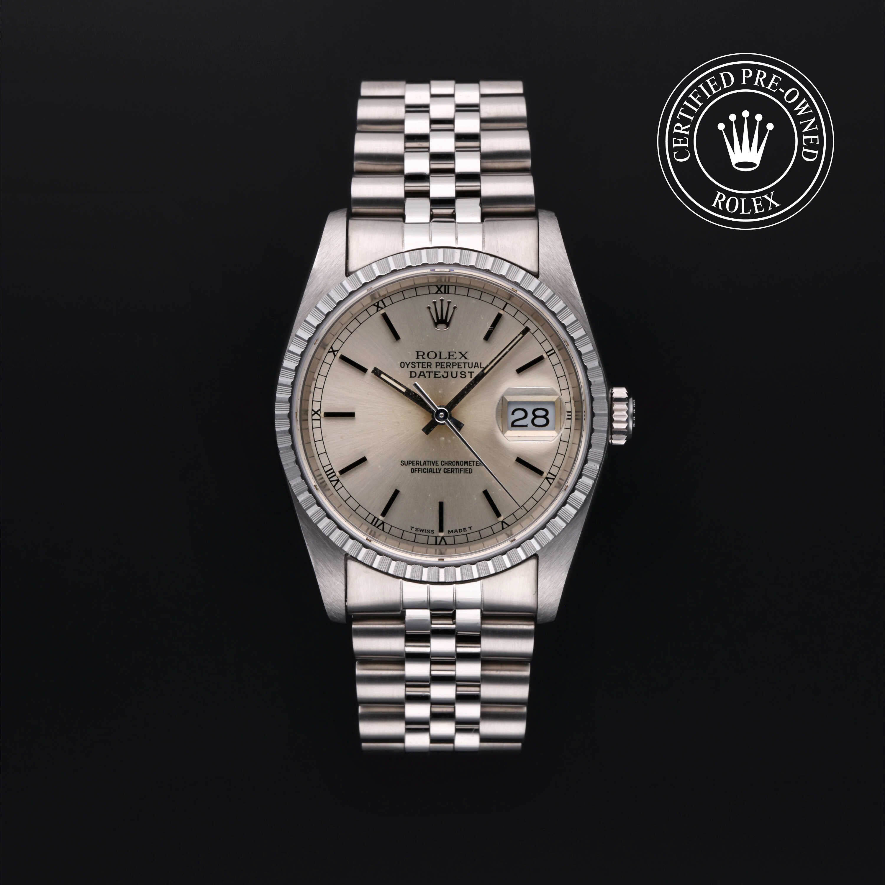Rolex Certified Pre-Owned Datejust in Oystersteel, M16220