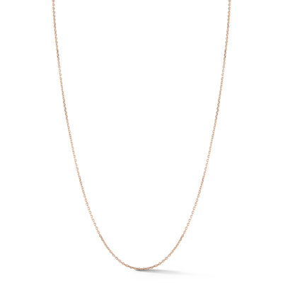18" Cable Chain in 18K Rose Gold