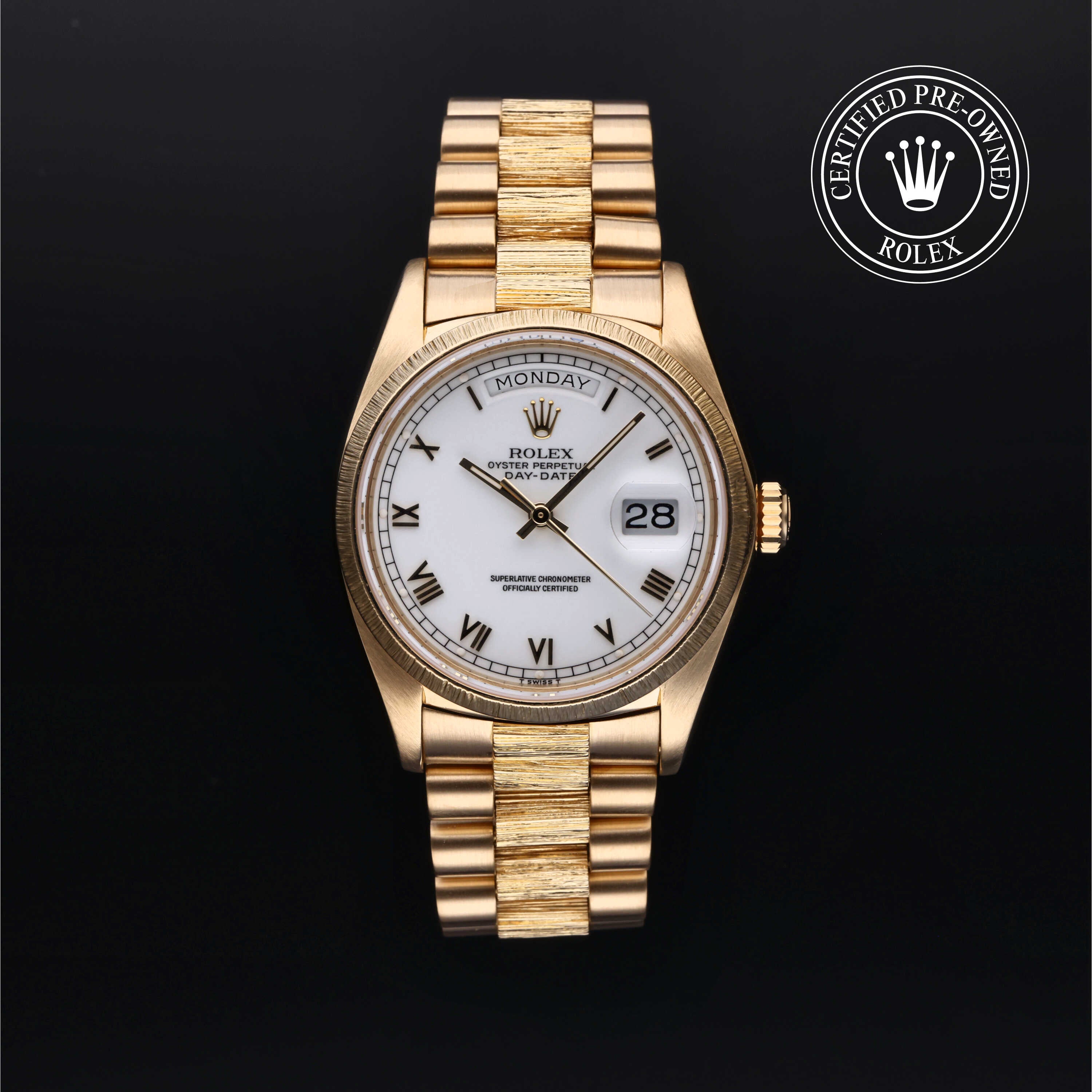 Rolex Certified Pre-Owned Day-Date in Yellow Gold, 18078