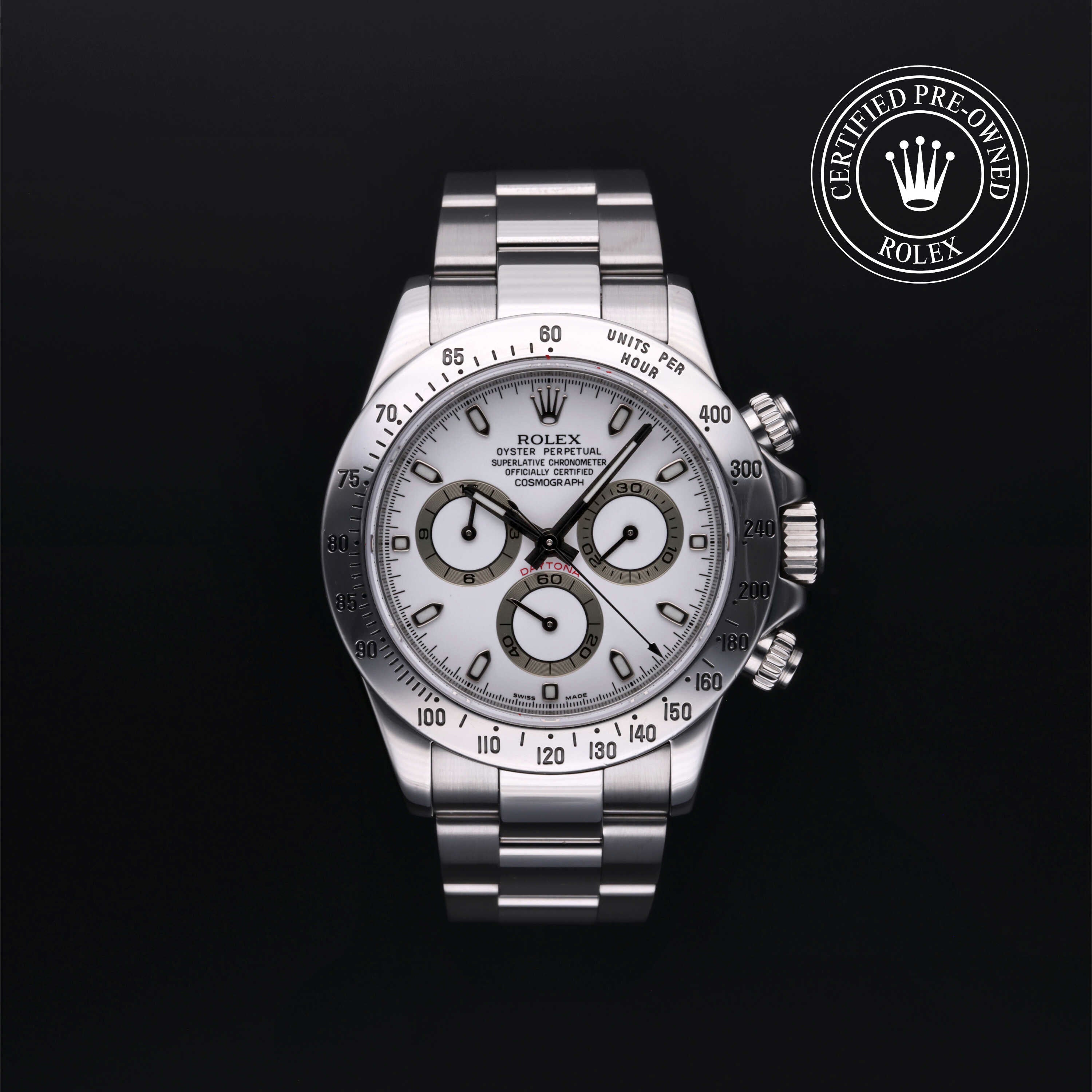 Rolex Certified Pre-Owned Cosmograph Daytona in Oystersteel