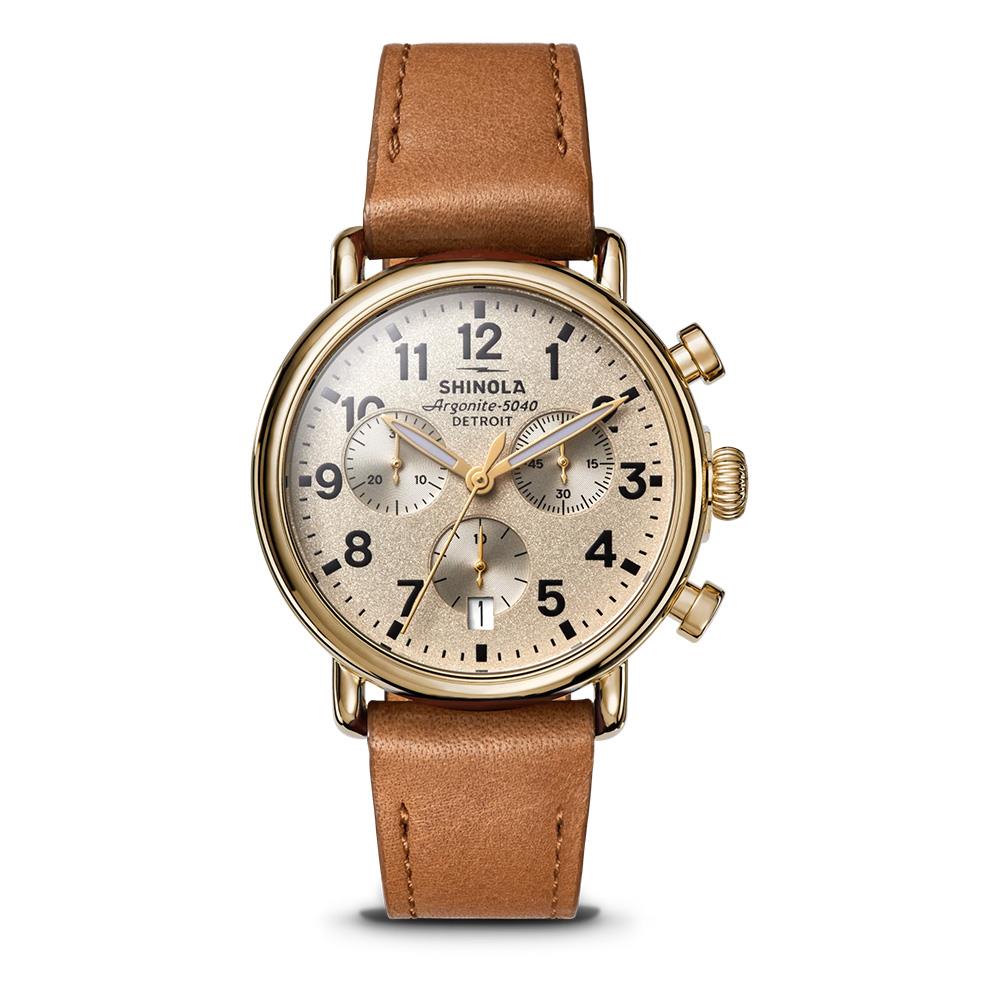 Runwell Chronograph Cream Dial Watch | 37MM | S0120315255