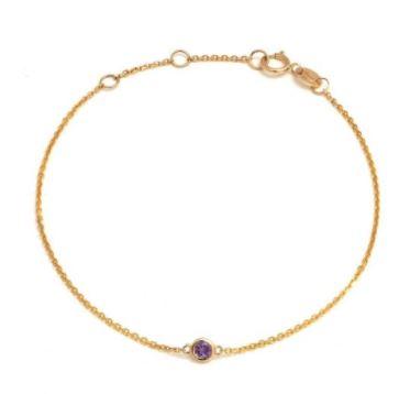 14 KARAT GOLD AMETHYST BRACELET - Tapper's Jewelry 