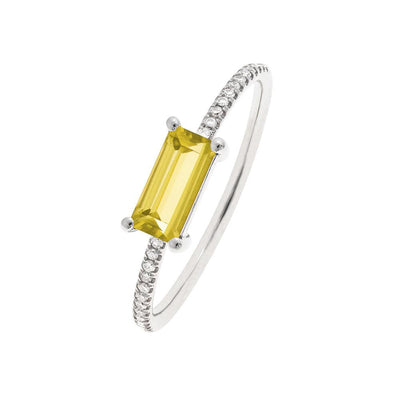 14 KARAT GOLD, DIAMOND AND CITRINE RING - Tapper's Jewelry 