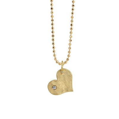 14 KARAT "LANA" DIAMOND BABY HEART CHARM - Tapper's Jewelry 