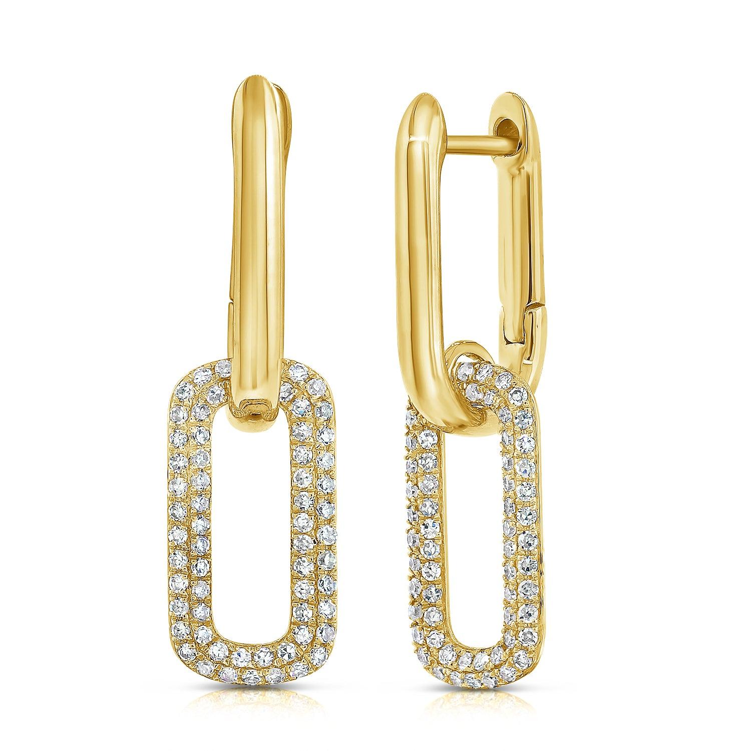 Link Earrings in Gold main image 0