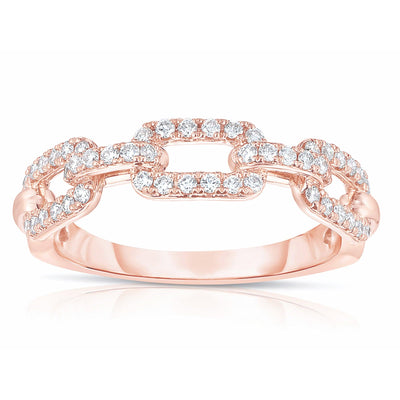 14K Rose Gold Diamond Ring - Tapper's Jewelry 