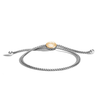 18K Sterling Silver/Yellow Bracelet - Tapper's Jewelry 