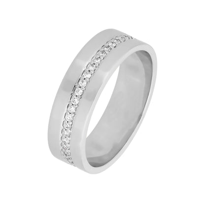 18K White Gold Diamond Ring - Tapper's Jewelry 