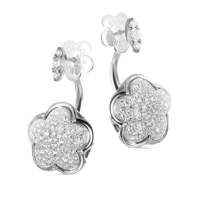 18K White Gold Earrings - Tapper's Jewelry 