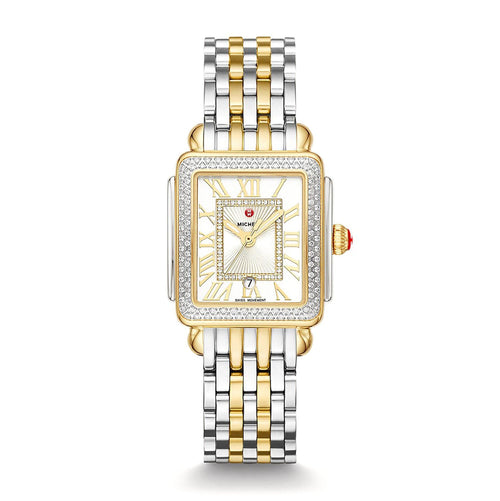 31MM   Sterling Silver/Yellow DECO MADISON Watch