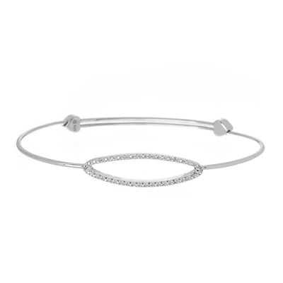 Sterling Silver Diamond Bracelet - Tapper's Jewelry 