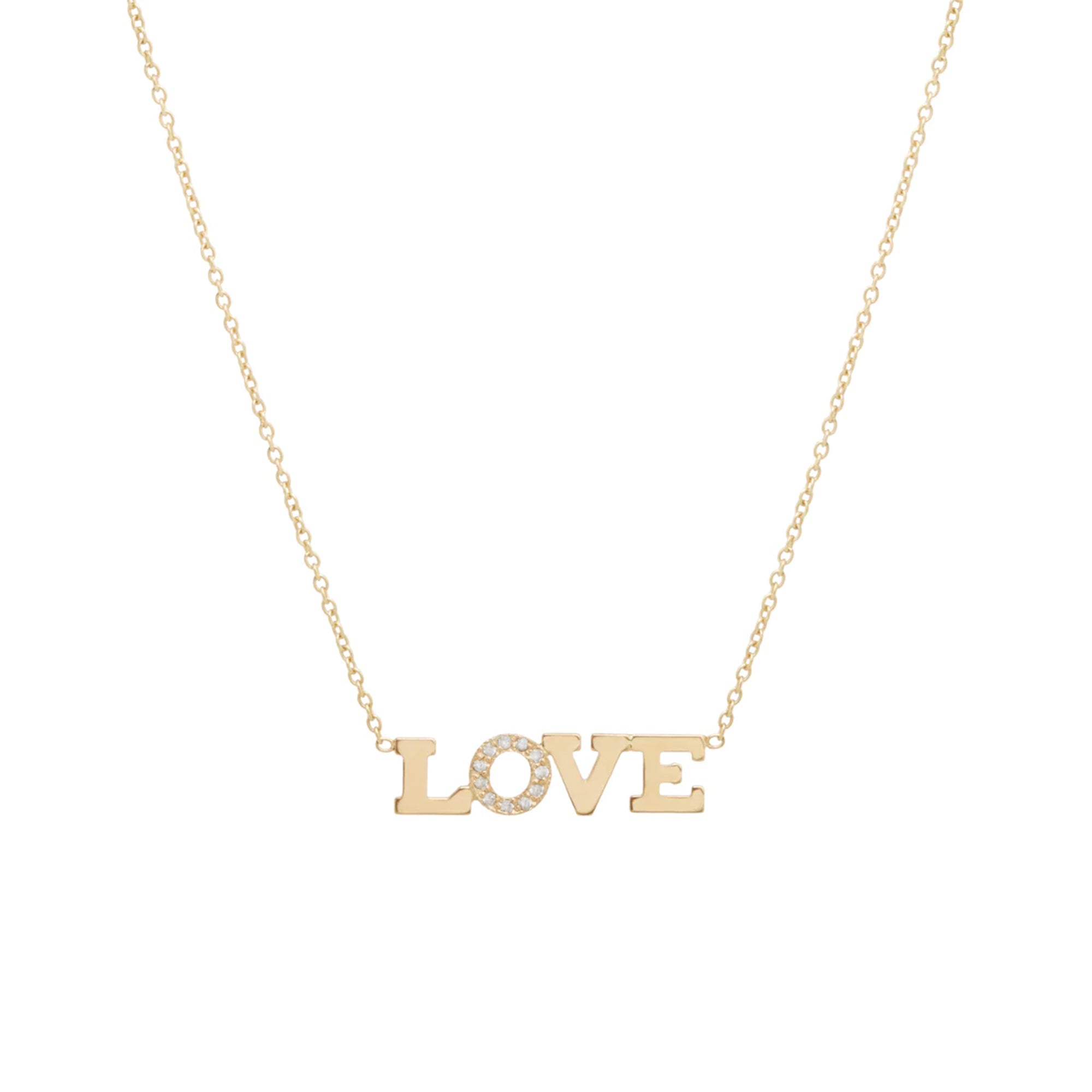 Zoe Chicco 14K Gold Heart Padlock Necklace