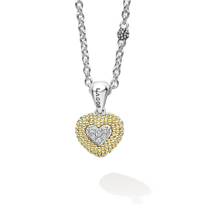 DIAMOND HEART NECKLACE - Tapper's Jewelry 