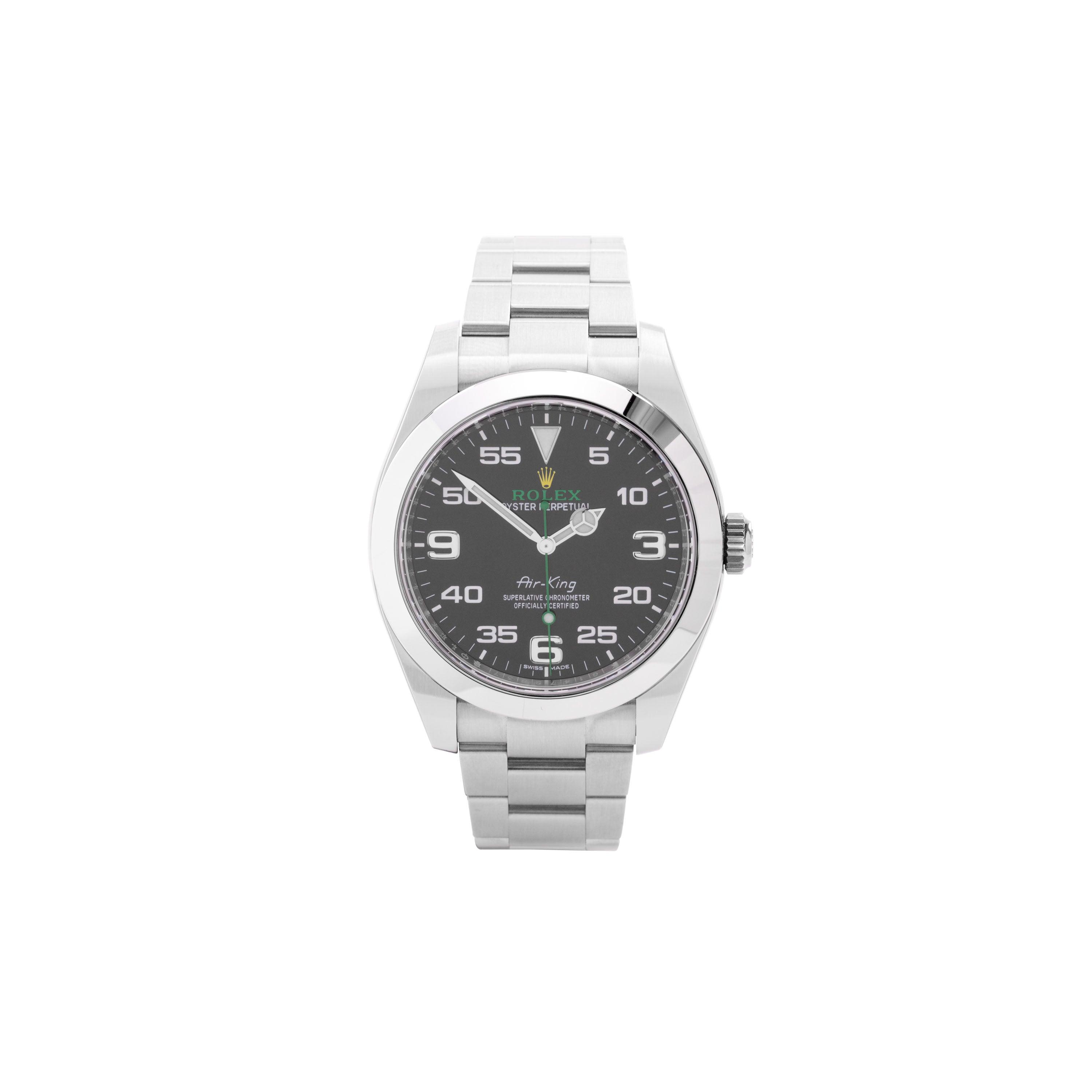 opladning Sanctuary Underholdning ROLEX 40MM STAINLESS STEEL AIR KING WATCH
