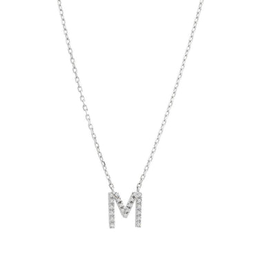 Sterling Silver Diamond Necklace - Tapper's Jewelry 