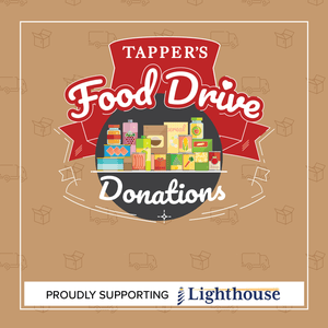Lighthouse Food Drive - Tapper's Jewelry 
