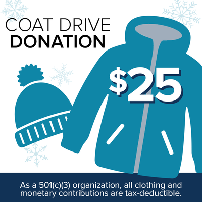 $25 Donation to Tapper’s Coat Drive