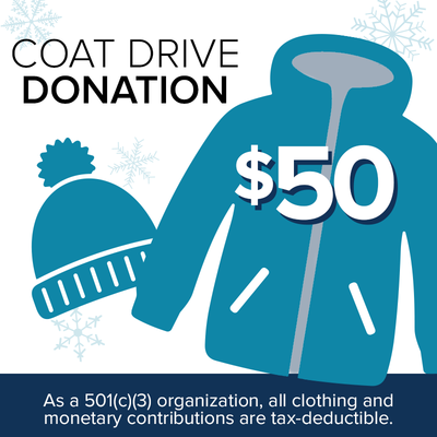 $50 Donation to Tapper’s Coat Drive