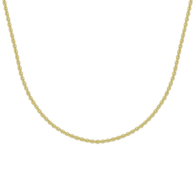 14K Yellow Gold 16" Cable Chain  Necklace