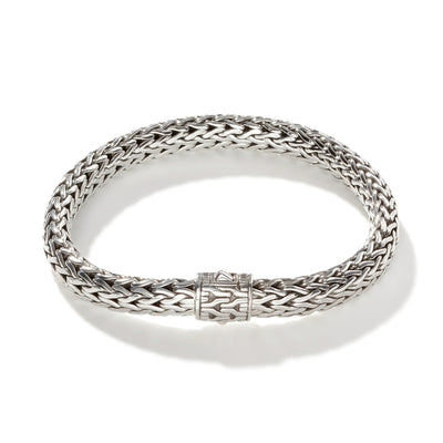 Sterling Silver Hand Woven Chain Bracelet
