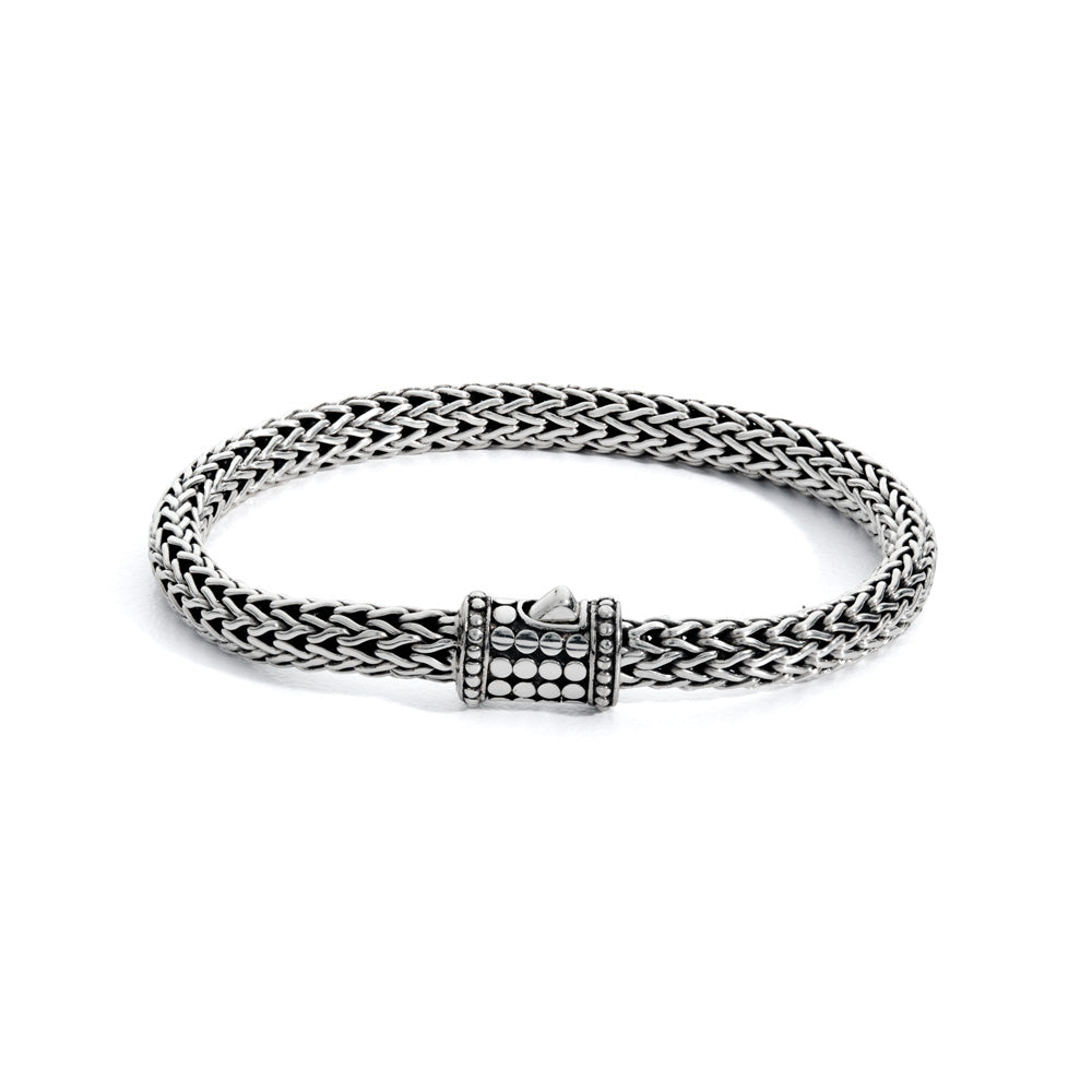 Classic Chain Bracelet with Dot Clasp