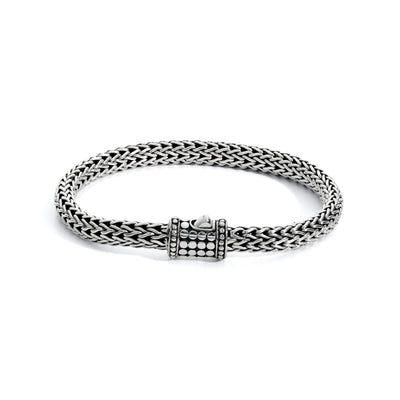 Classic Chain Bracelet with Dot Clasp