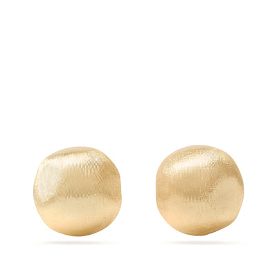 18K Yellow Gold Round Studs, Small