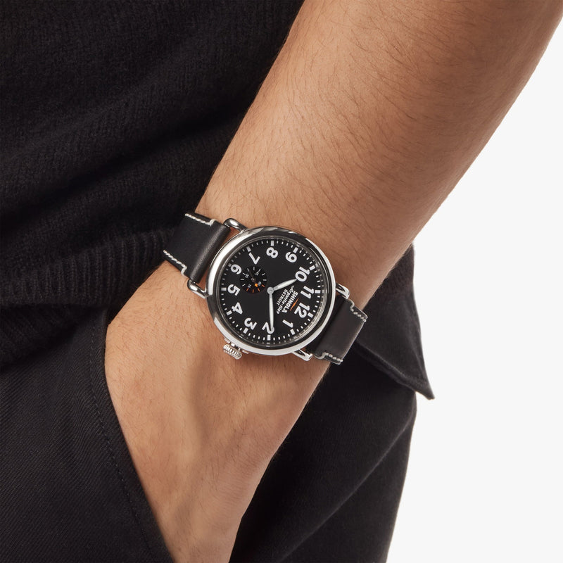 Runwell 47mm Black Dial