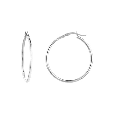 14K White Gold Earrings