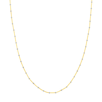 14K W/Y Necklace