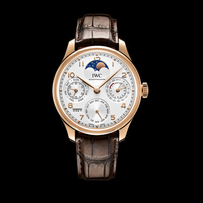Portugieser Perpetual Calendar 18K Rose Gold, Silver Dial Watch | 44.2MM | IW503302