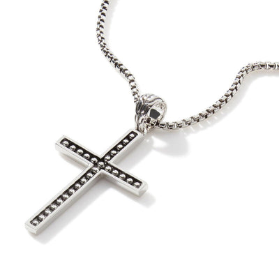 Sterling Silver Jawan Cross Pendant