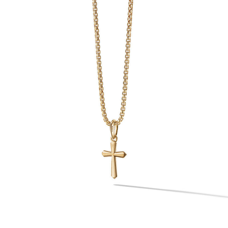 Cross Amulet in 18k Yellow Gold