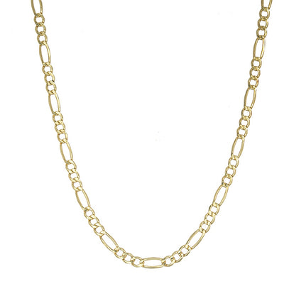 Figaro Chain Necklace in 14K Yellow Gold, 20"