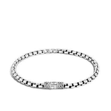 Sterling Silver Box Chain Bracelet