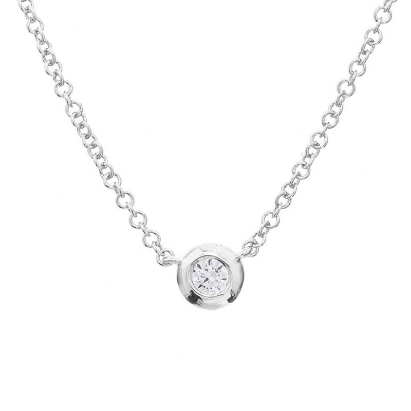 DiamonArt® Sterling Silver 20¾ CT. T.W. Cubic Zirconia Graduated Link  Necklace - JCPenney