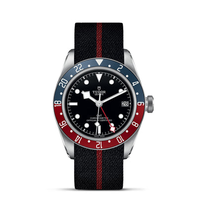 41MM  ST Stainless Steel BLACK BAY GMT Watch