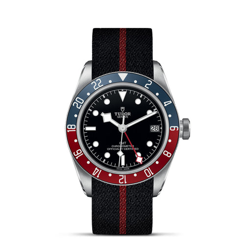 TUDOR BLACK BAY GMT Stainless Steel, Black Dial Watch | 41MM | M79830RB-0003