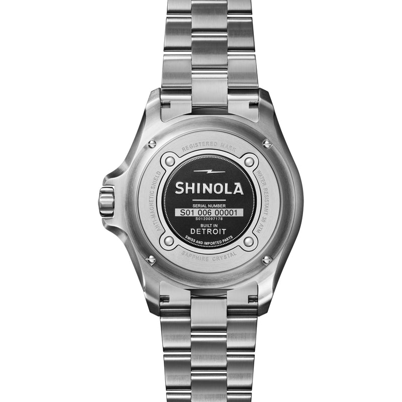 43MM Lake Superior Monstor Watch in Stainless Steal