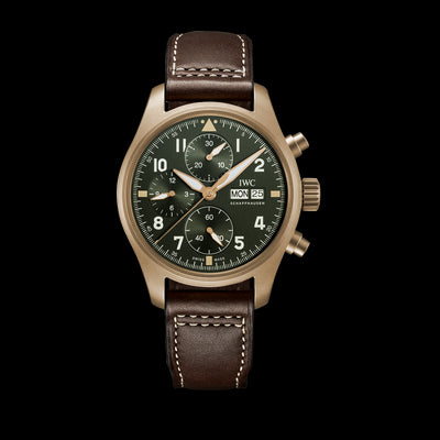 Pilot Spitfire Bronze Green Dial Watch | 41MM | IW387902