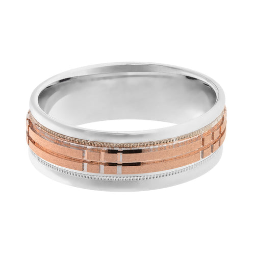 14K Two-Tone Band