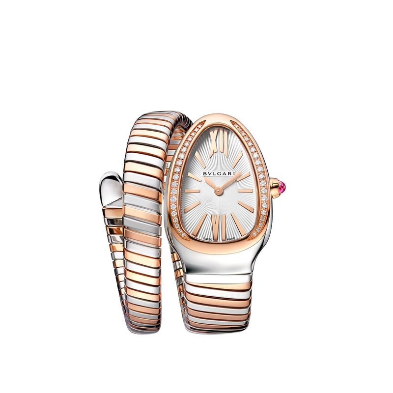 Bulgari Serpenti Tubogas Stainless Steel and Gold Watch  display picture 1