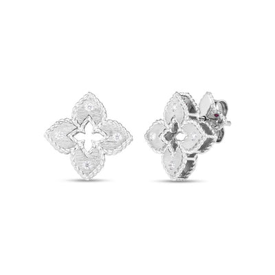 18K WHITE GOLD EARRINGS