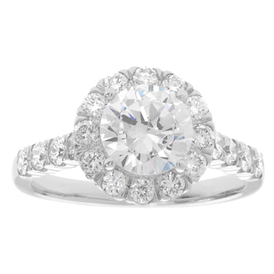 14 KARAT GOLD DIAMOND HALO MOUNTING