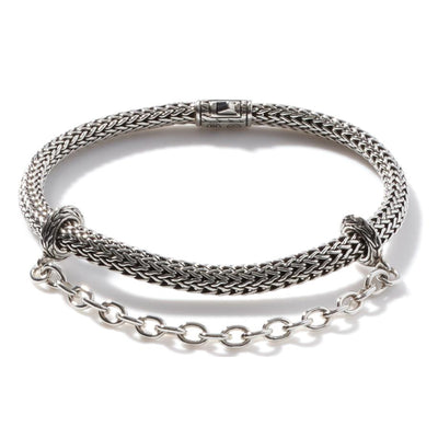 John Hardy 5mm Remix Drop Transformable Sterling Silver Bracelet